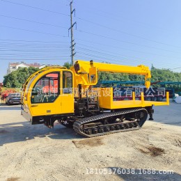 后驅履帶爬山虎隨車吊 山區(qū)木材吊裝鏈軌運輸車 4米4節(jié)出12米吊臂