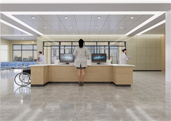 街道醫(yī)院門診部裝修設(shè)計效果圖