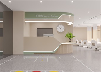 湘體康復醫(yī)院裝修設計案例效果圖