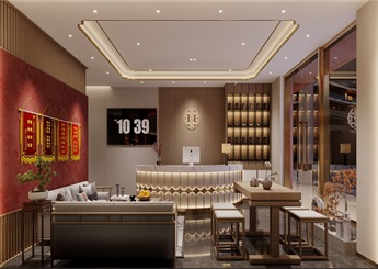 妙手宮中醫(yī)理療館設(shè)計(jì)裝修效果圖